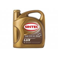 Масло SINTEC Люкс SAE 5W-40 API SL/CF канистра 4л/Motor oil 4l can